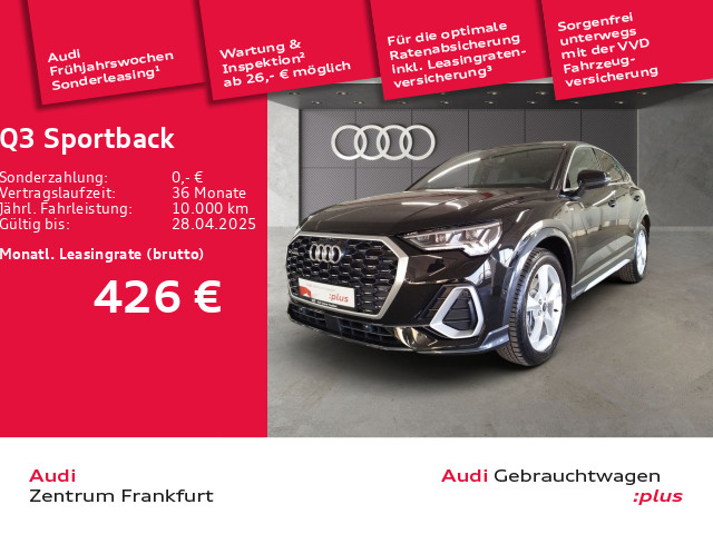 Audi Q3 Sportback 40 TFSI quattro S line Sonos