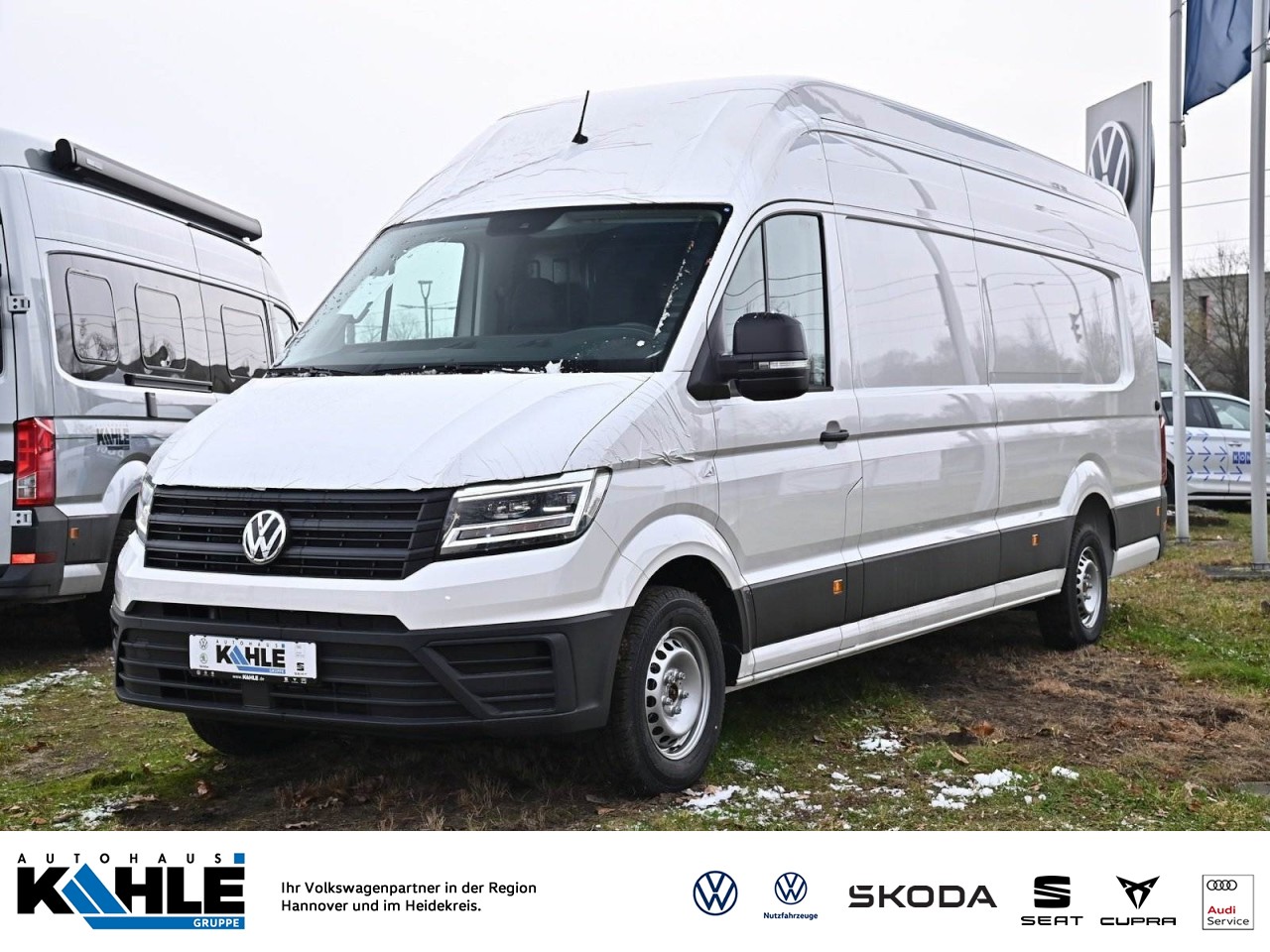 Crafter 35 Kasten SHD mit Überhang Motor: 2,0 l TDI Euro 6d SCR BlueMotion Technology 130 kW Getriebe: Frontantrieb 6