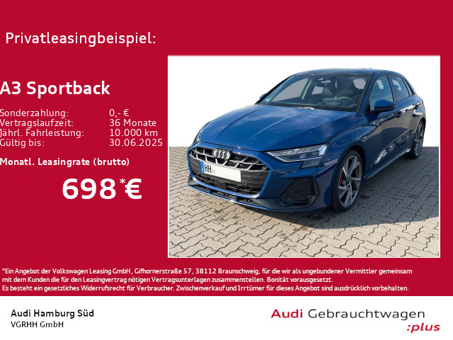 A3 Sportback 35 TFSI S tronic 2xS LINE/PANO/LM19