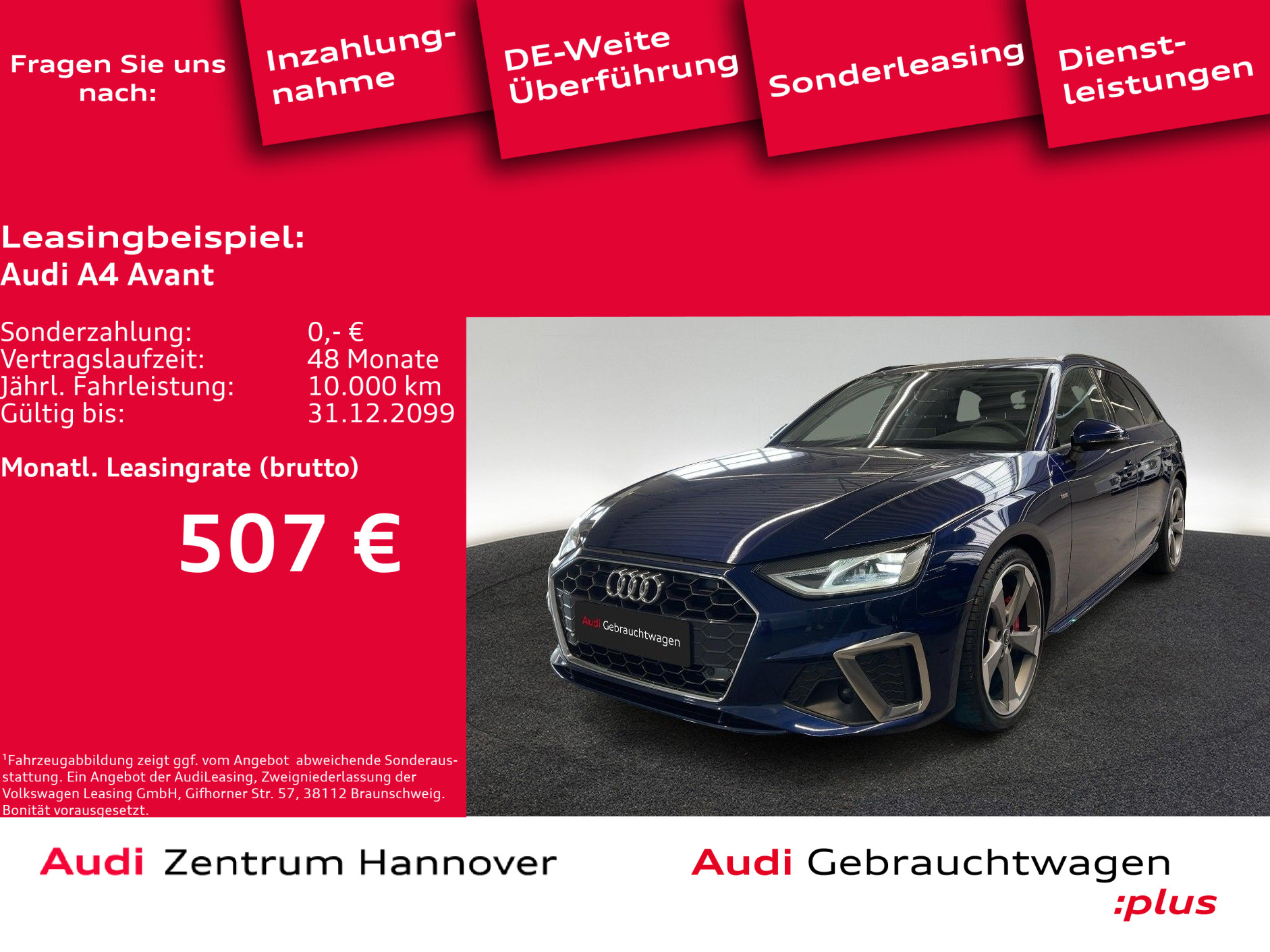 A4 Avant 40 TFSI S line Pano Navi LED DAB