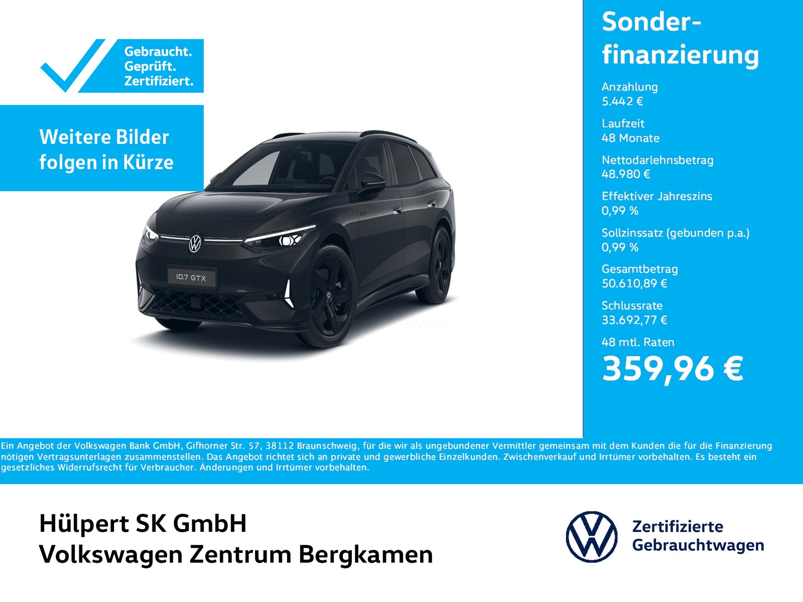 ID.7 Tourer GTX 4X4 WÄRMEPUMPE AHK 360°CAM LM20