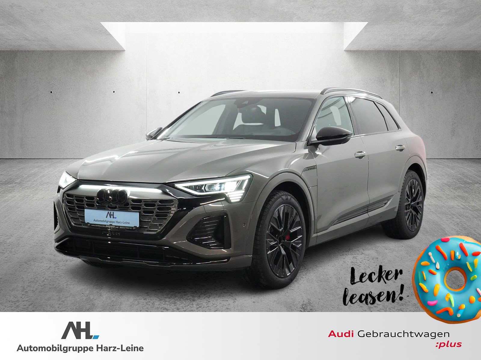 Q8 50 e-tron S line quattro 250 kW, S line, HuD