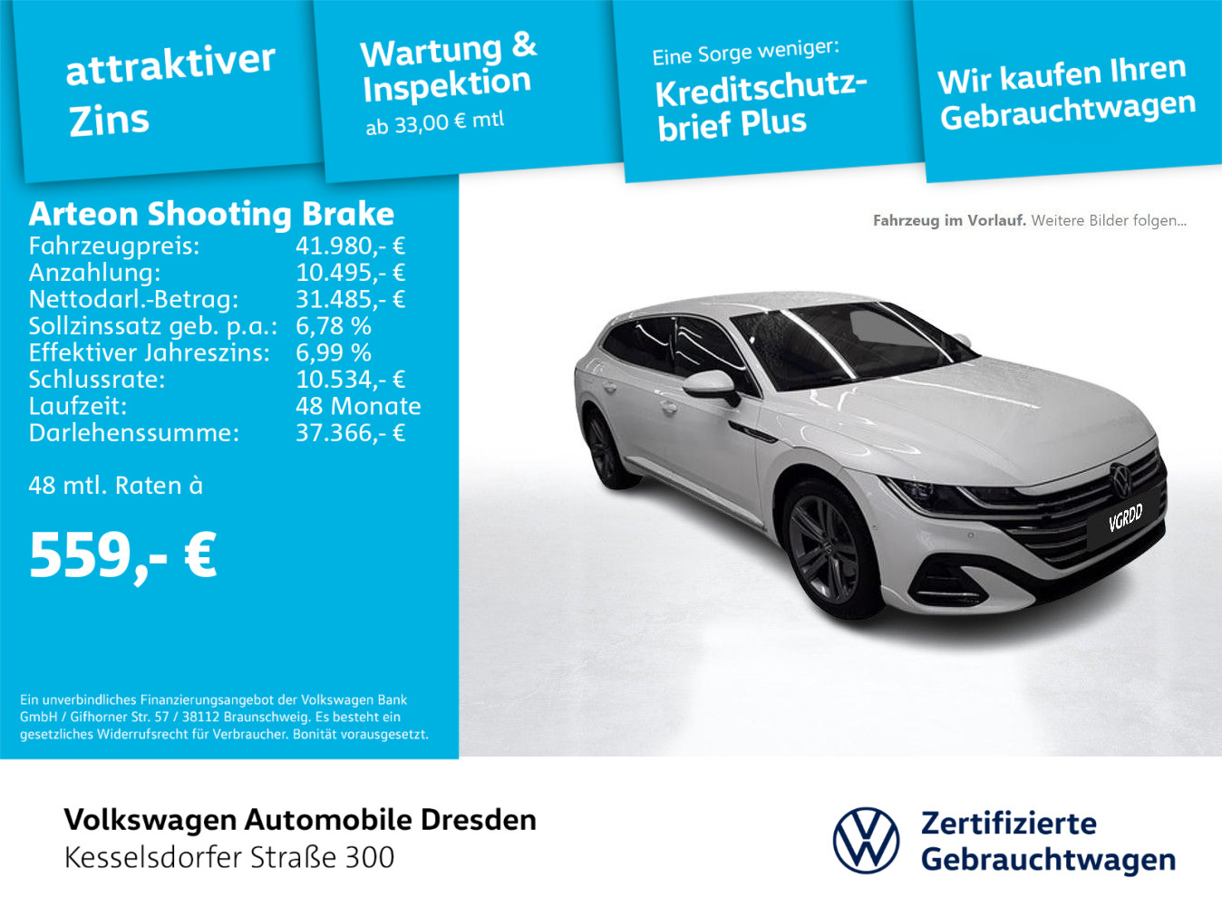 Volkswagen Arteon 2.0 TSI Shooting Brake
