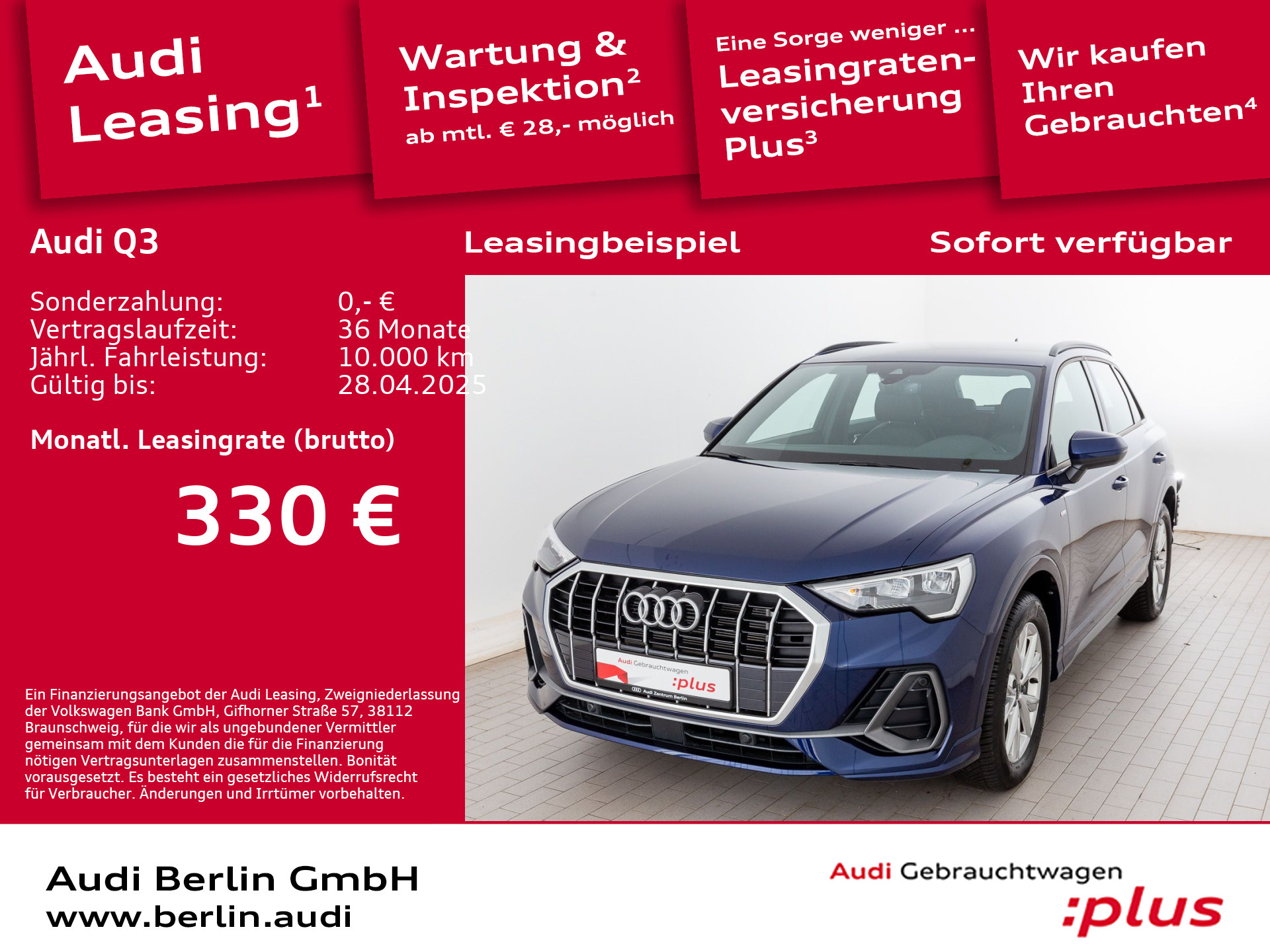 Q3 S line 35 TDI  S tr. RFK NAVI VIRTUAL LED