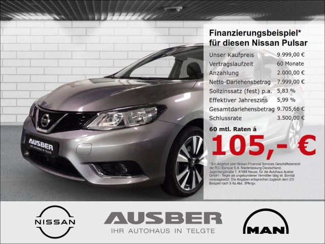Pulsar N-Connecta 1.2 Navi Kamera Sitzheizung Ganzjahresreifen RFK