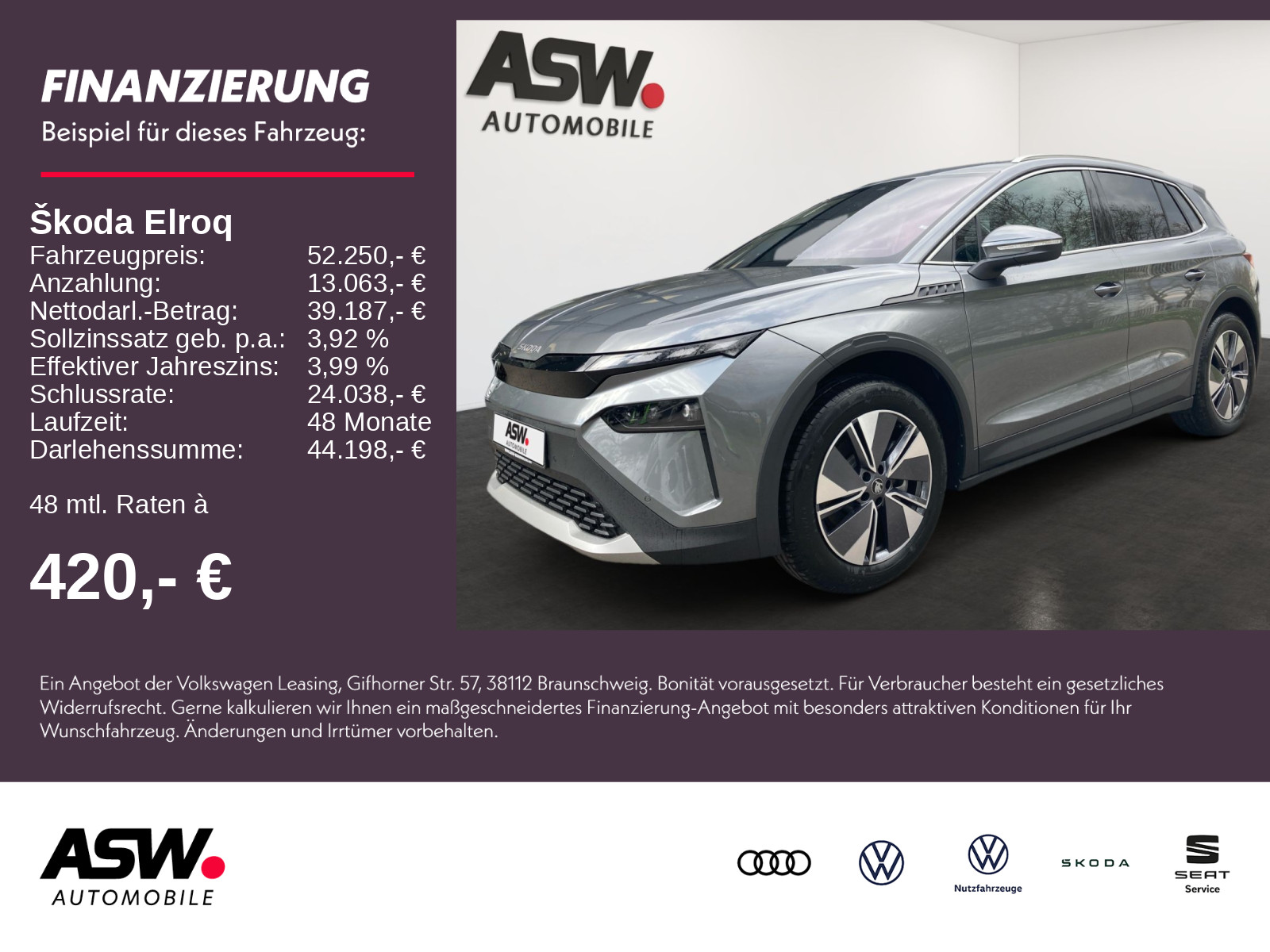 Elroq 85 82 kWh 285PS 19" ACC Kamera PDC SHZ AHK