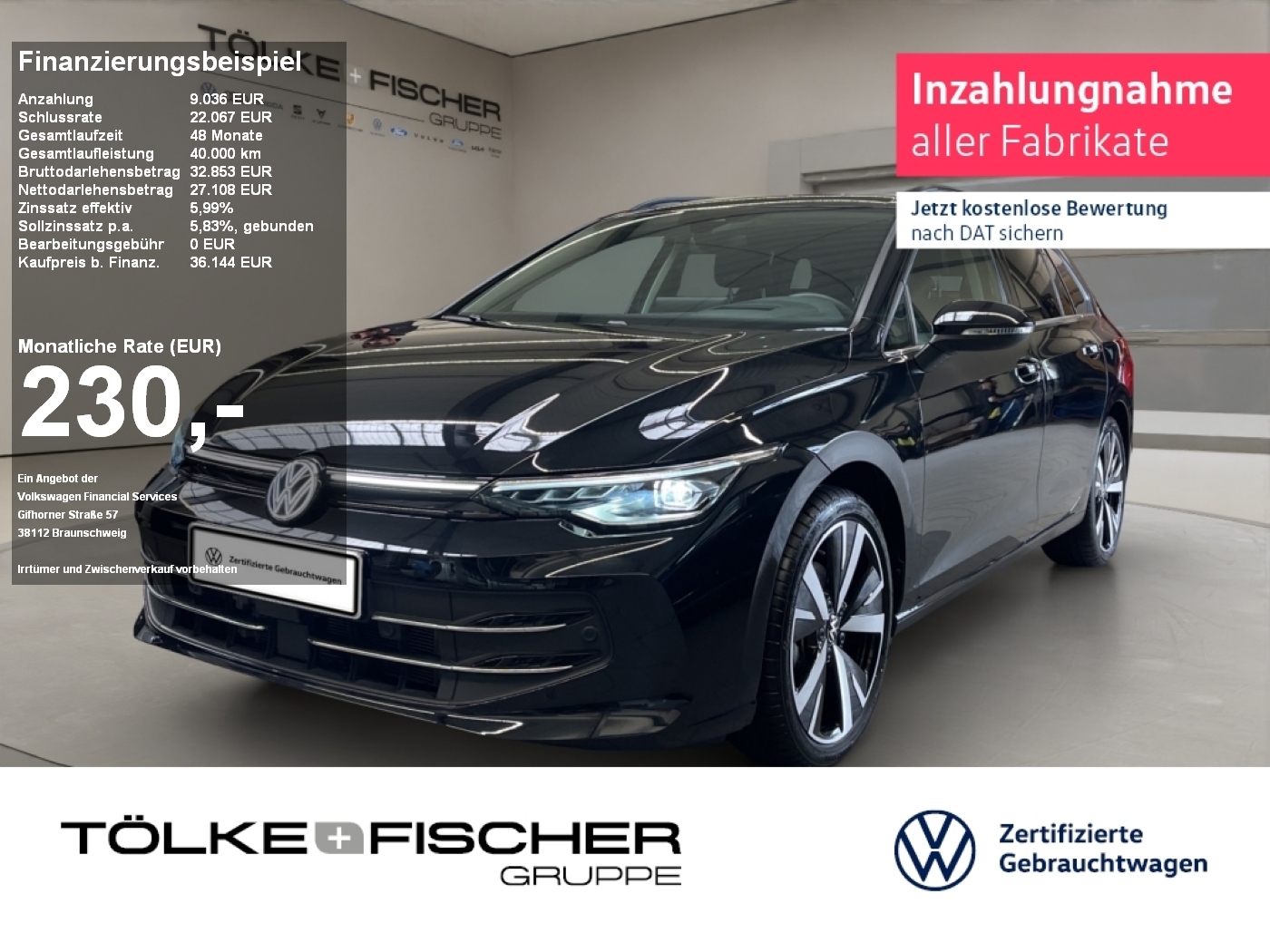 Golf VIII Variant 1.5 eTSI  W Style AHK Virtual