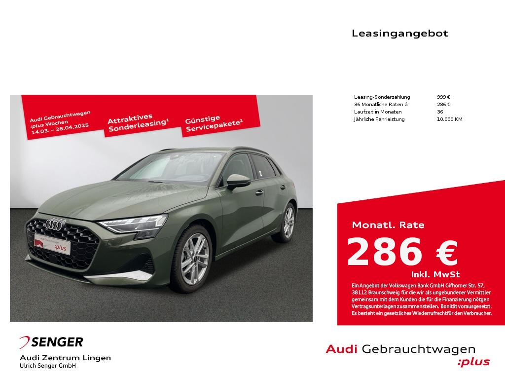 Audi A3 Sportback Advanced 30 TFSI
