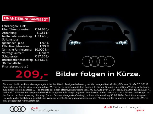 Audi A1 Sportback Advanced 30 TFSI Optik-schwarz