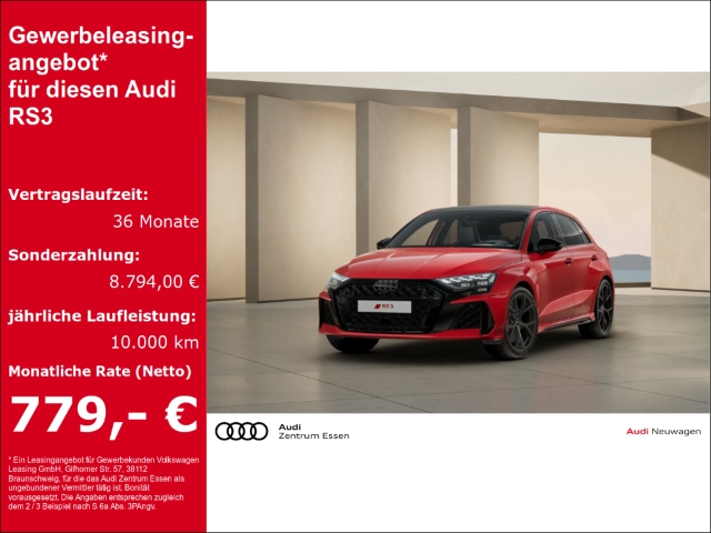 RS3 SPORTBACK MATRIX LED NAVI LEDER PANO KERAMIK