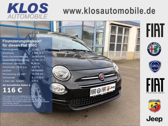 Fiat 500C 1.2 LOUNGE 8V CITYPAKET FAHRERSEITE