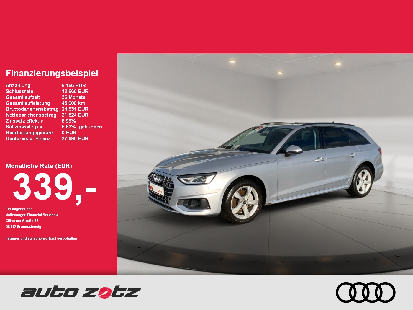 Audi A4 Avant advanced 40TDI quattro