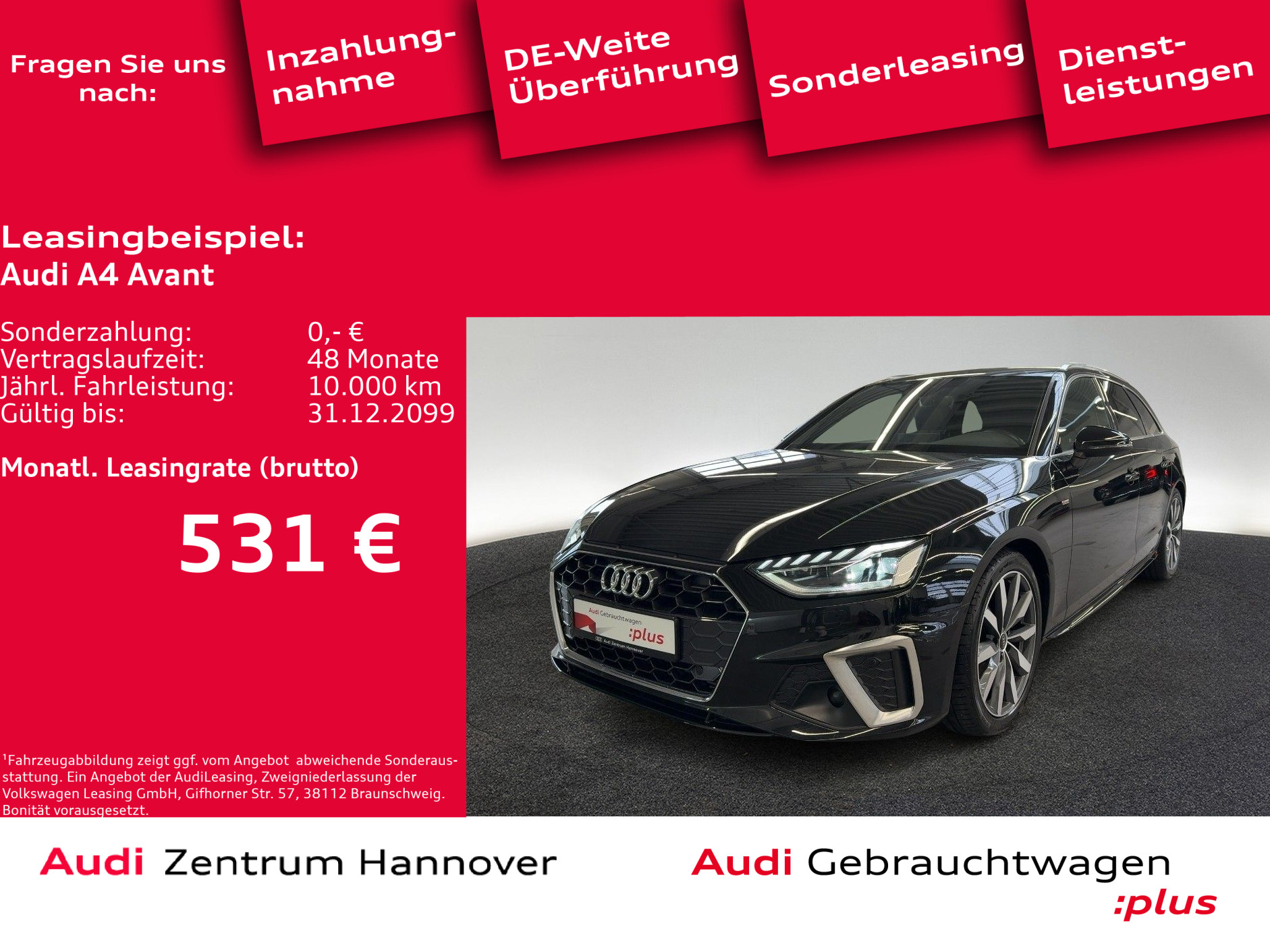 A4 Avant Sline 35 TFSI Matrix Kamera ACC Navi virtual