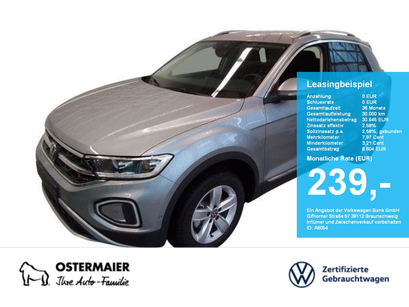 Volkswagen T-Roc 1.5 TSI STYLE 150PS 5J-G VC APP-C