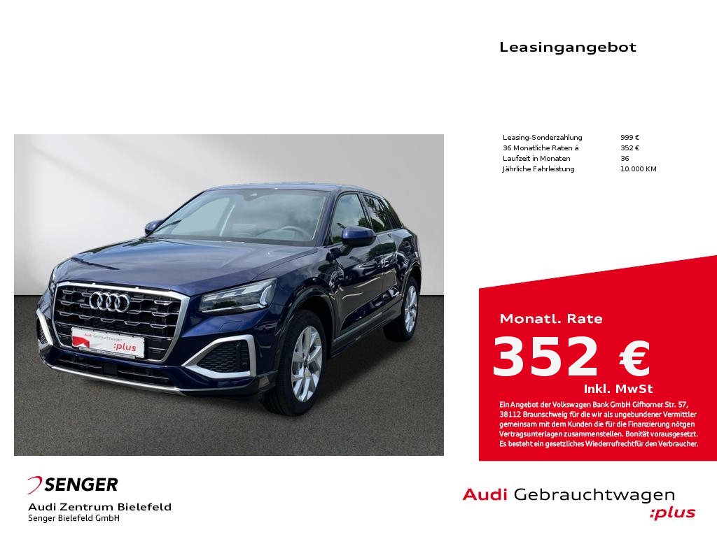 Q2 Advanced 35 TFSI S tronic MMI Matrix AHK 