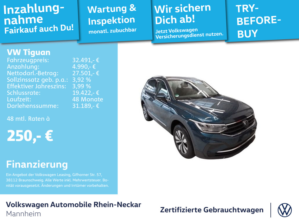 Tiguan 1.5 TSI Move DSG GAR-2029 Navi Kamera LED uvm