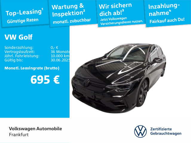 Golf VIII 2.0 TSI R Black Edition DSG Alu19" DC Leder Navi Anschlußgarantie