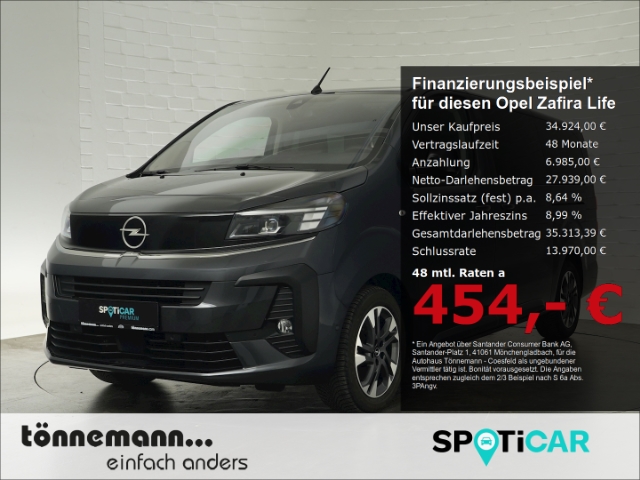 Zafira Life FACELIFT EDITION XL CDTI AT 9-SITZER+NAVI+SITZ-/LENKRADHEIZUNG+SCHIEBETÜREN+PARKPILOT+KEYL