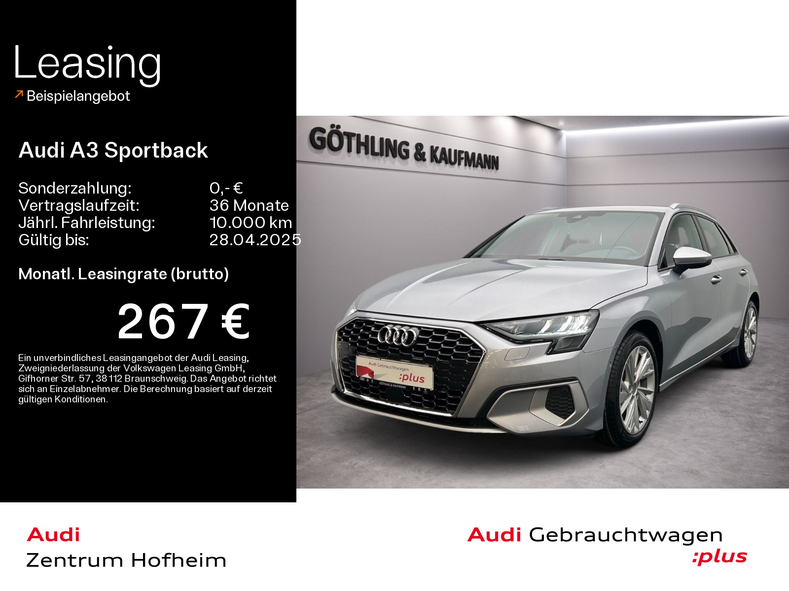A3 Sportback 35 TDI Advanced S tro*LED*Virtual*Navi+*Kamera*
