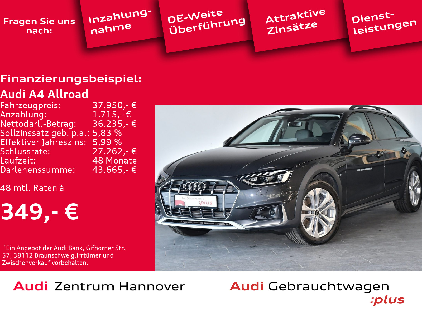 A4 allroad quattro 40 TDI AHK Sportsitze Navi