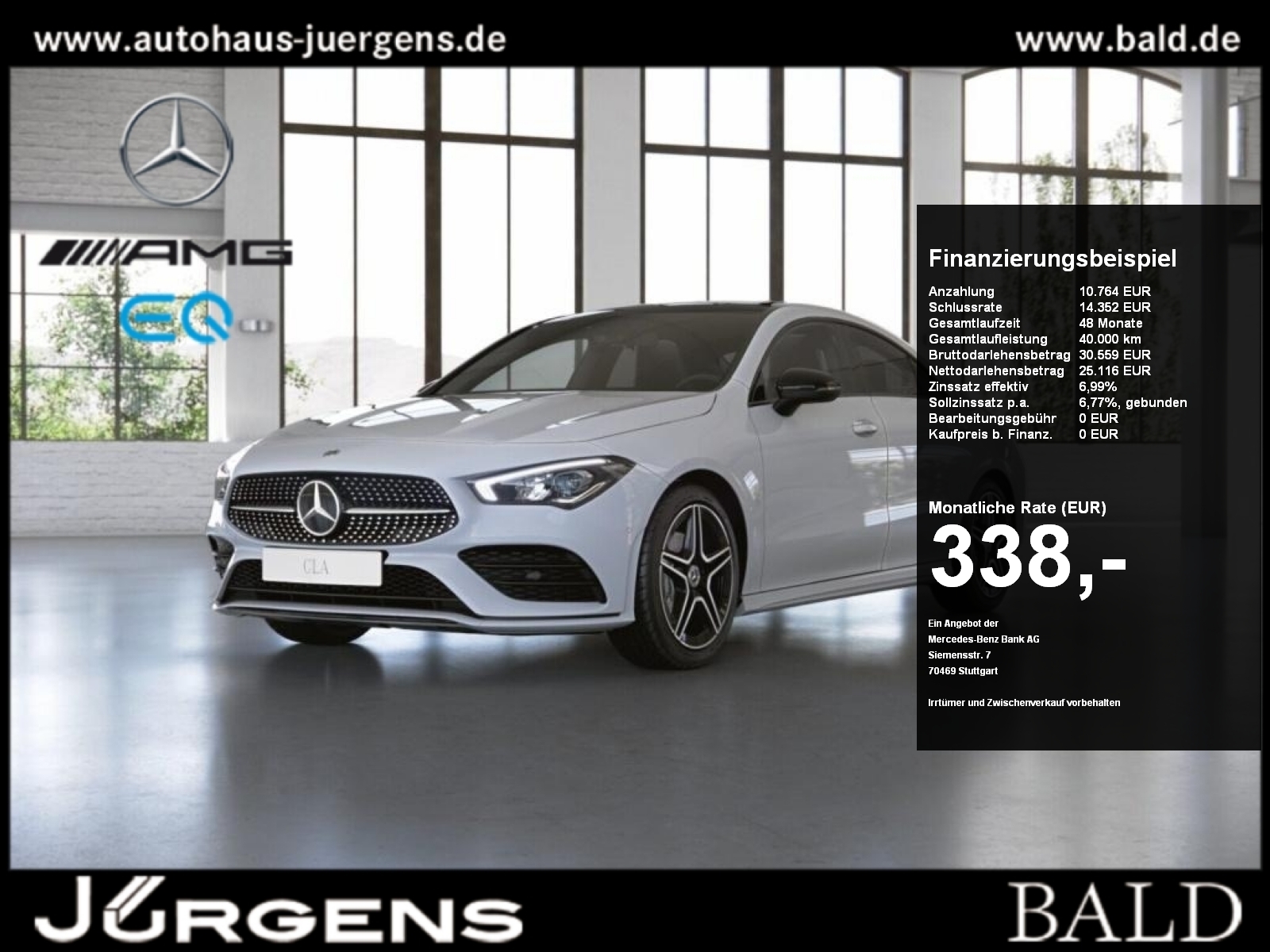 Mercedes-Benz CLA 200 Coupé AMG-Sport Night Ambi