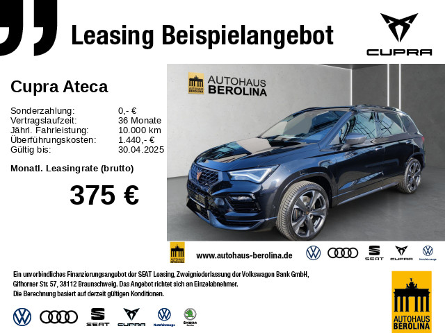 CUPRA Ateca 2.0 TSI 4D VZ R