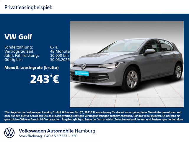 Golf VIII 1.5 eTSI Life HeadUp Navi ACC CarPlay