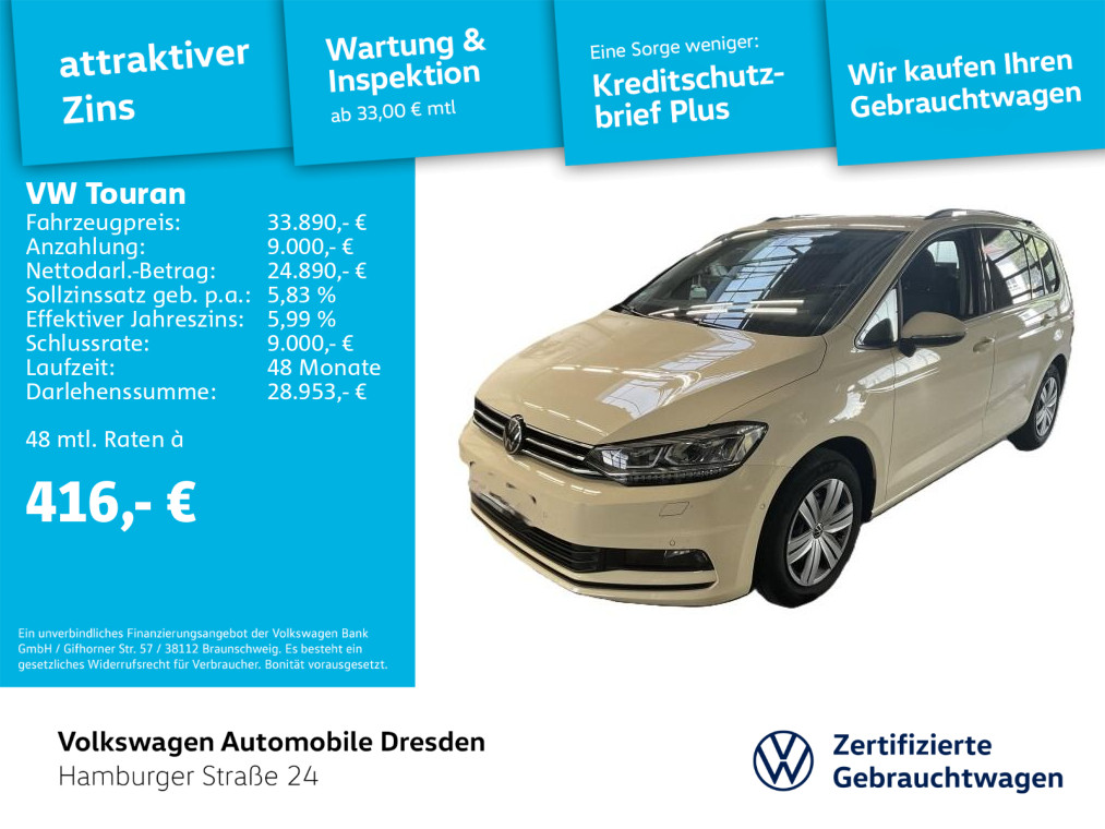 Touran Trendline TAXI 2.0 TDI DSG STHZG ACC SIDE