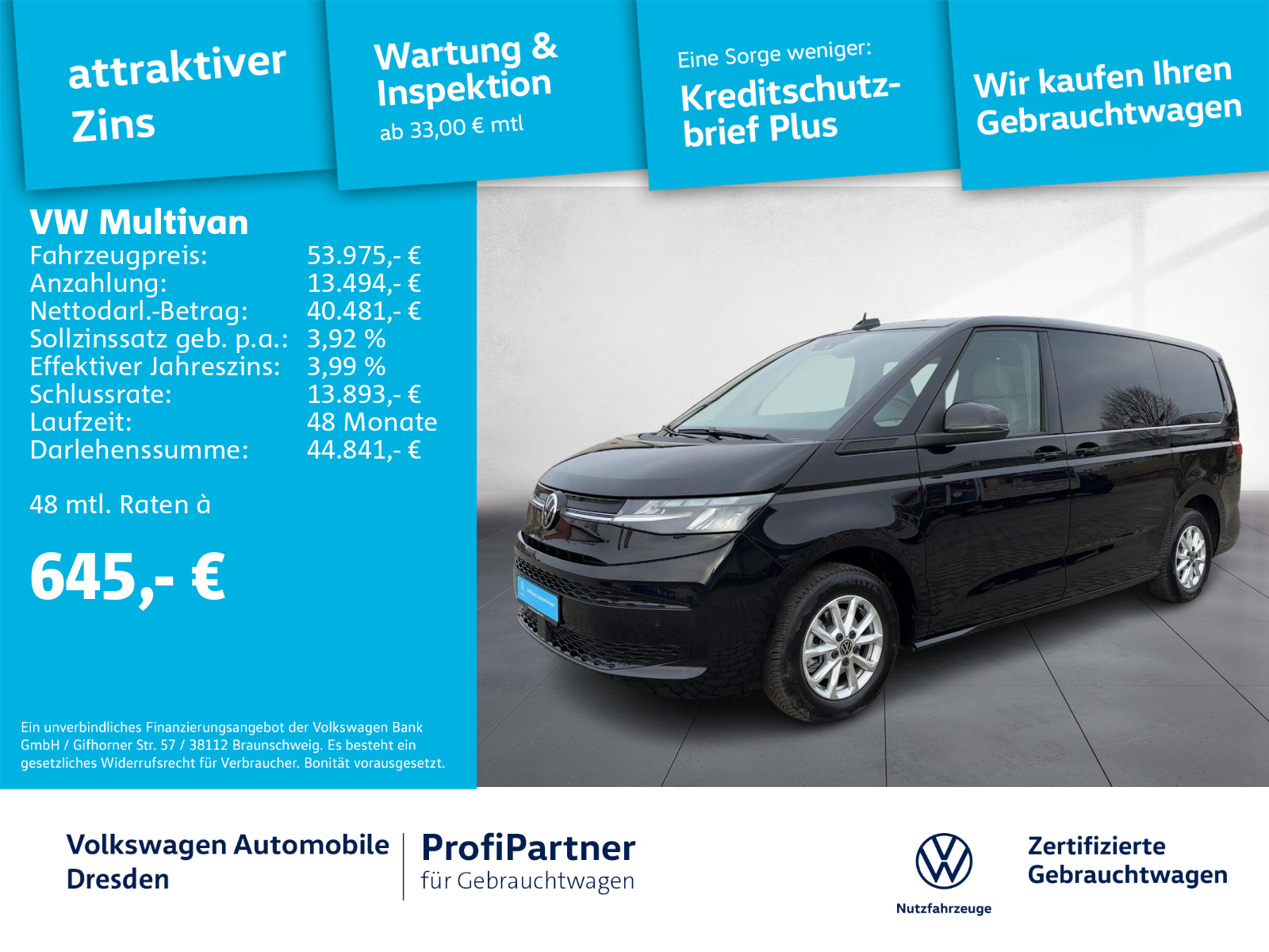 Volkswagen T7 Multivan Multivan Life LÜ