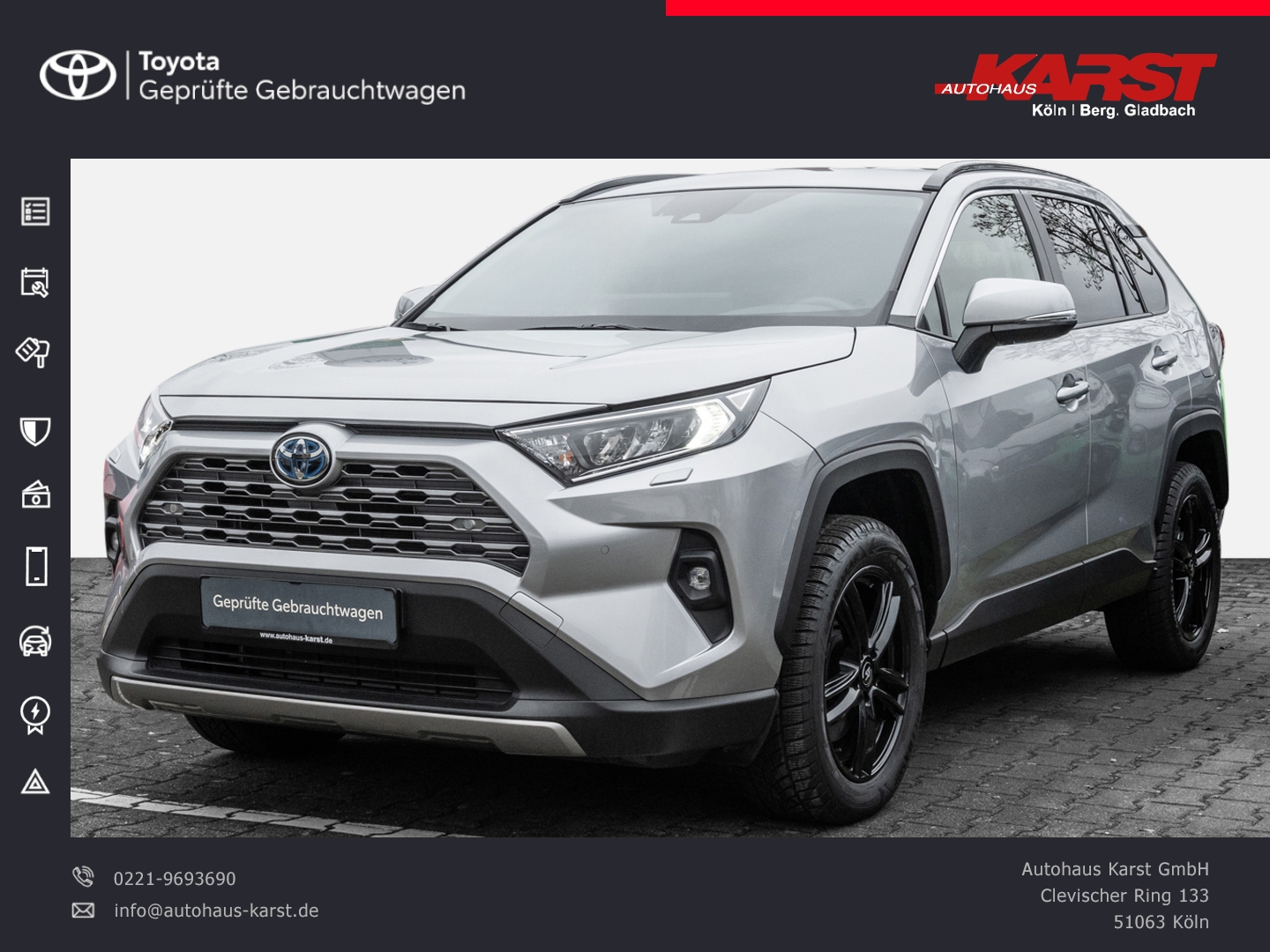 RAV 4 2.5l Hybrid *WENIG KM*, Kamera, CarPlay