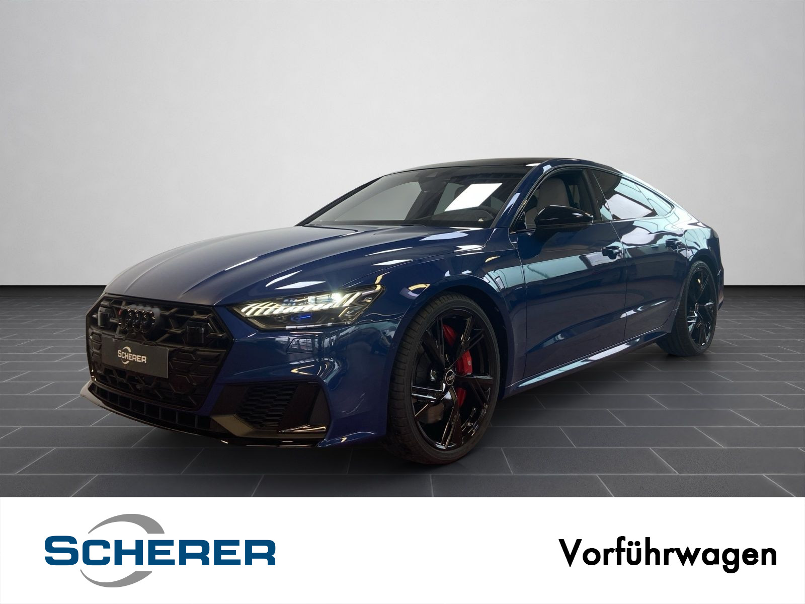 S7 Sportback TDI 253(344) kW(PS) tiptronic Air Suspension, Sportedition Silber/Ozeanblau, el. GSSD, B&O Sound, AHK