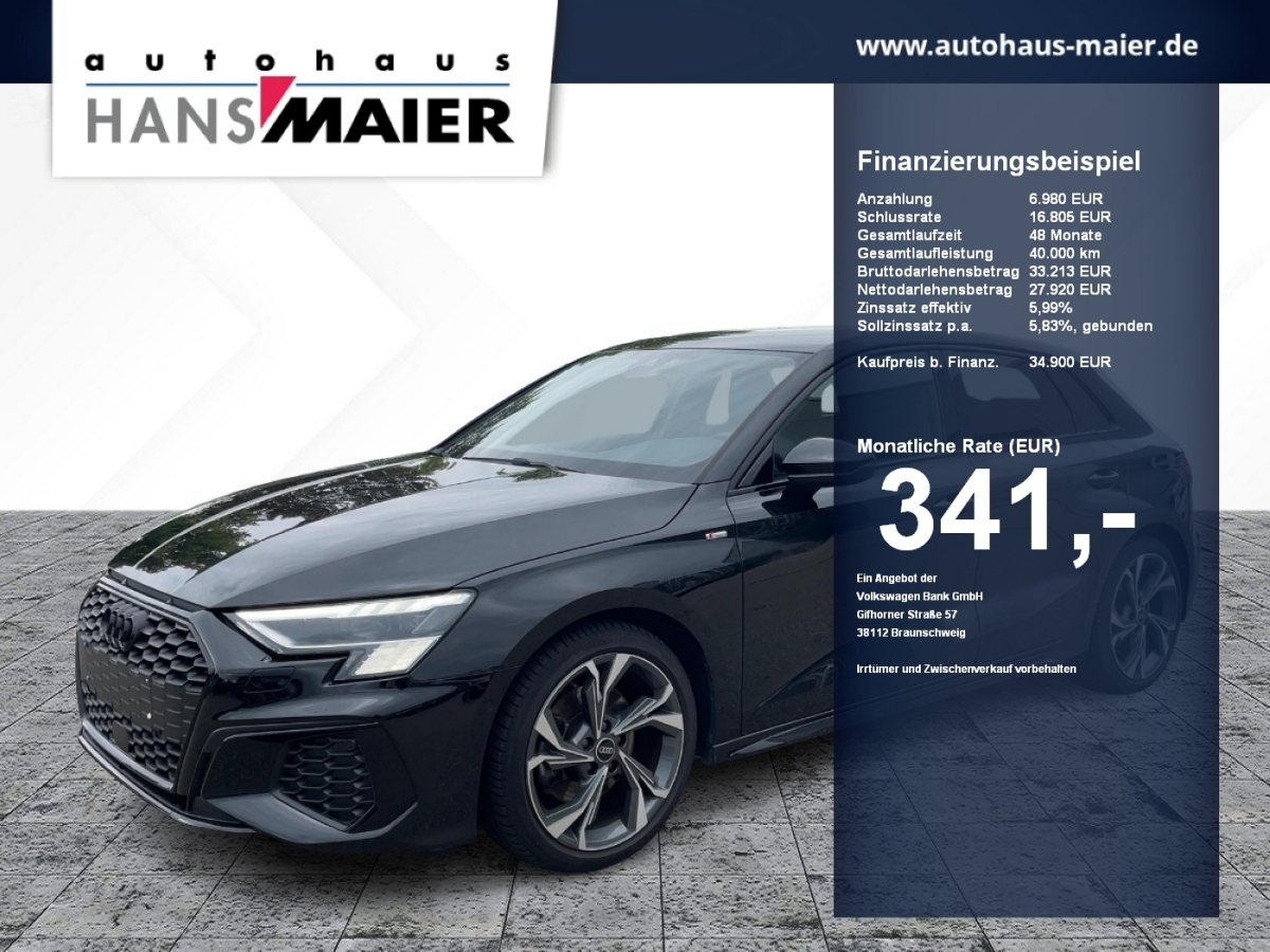 A3 Sportback TDI quattro S line S tronic Matrix