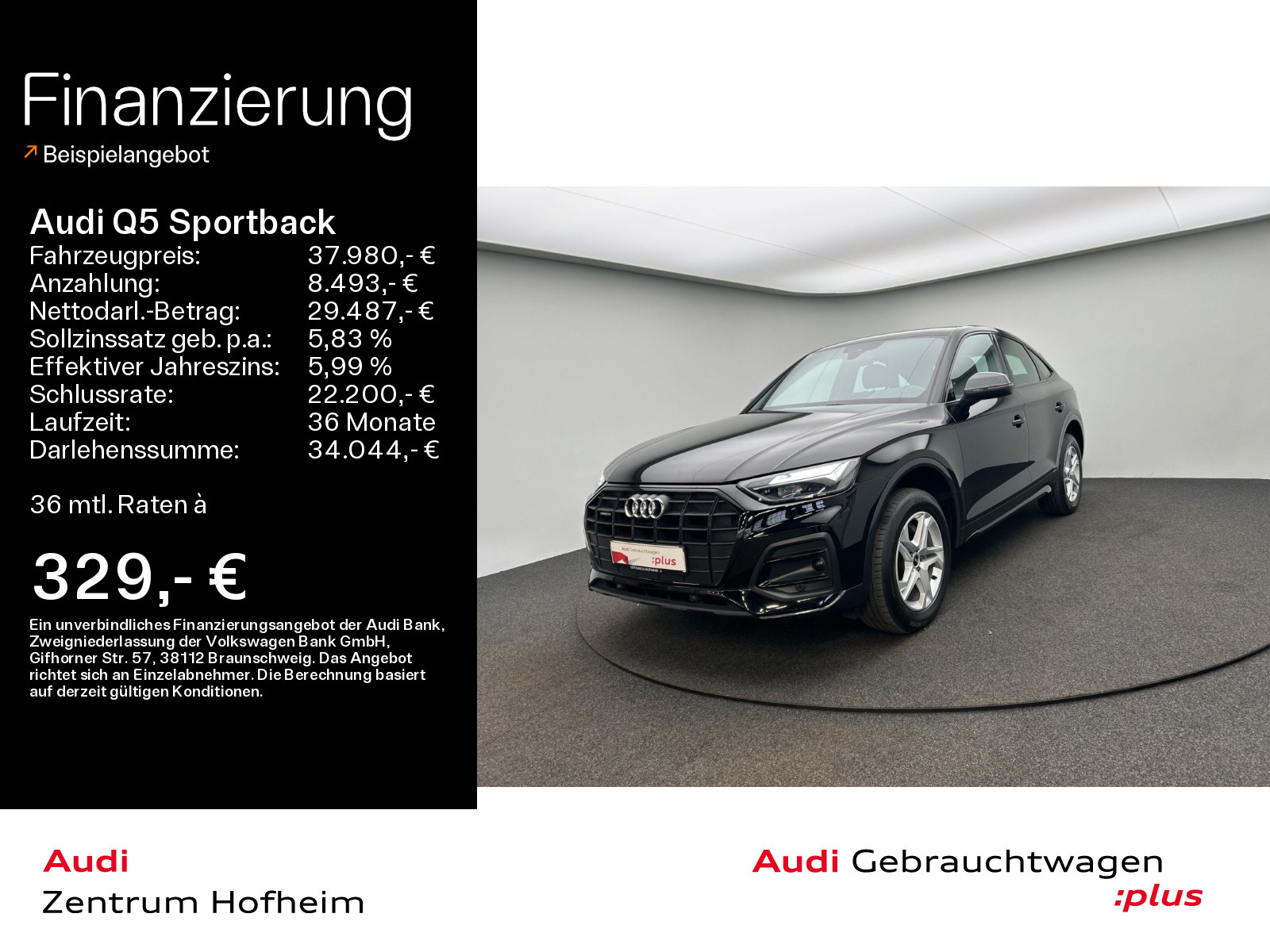 Q5 Sportback 40 TDI qu advanced S tro*LED*Virtual*Navi+*Teilleder*Optik*ASS*