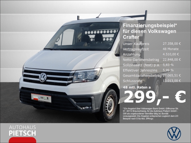 Crafter 35 2.0 TDI Pritsche Trendline L2 RWD AHK