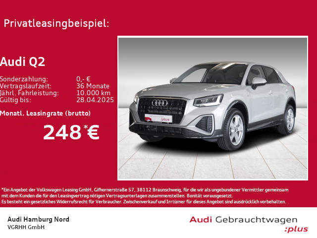 Q2 35 TFSI S line S tronic AHK Sound ACC Navi