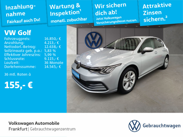 Volkswagen Golf 1.5 TSI VIII Life FrontAssist