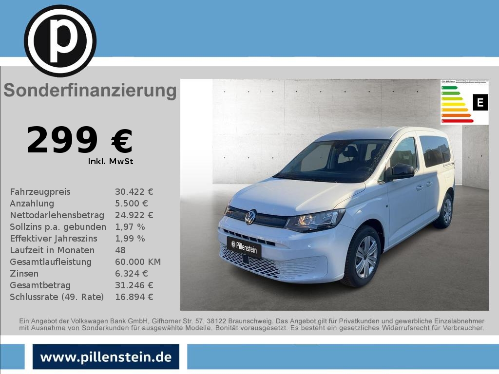 Caddy KLIMA 5-SITZER SITZHZG KAMERA PDC 