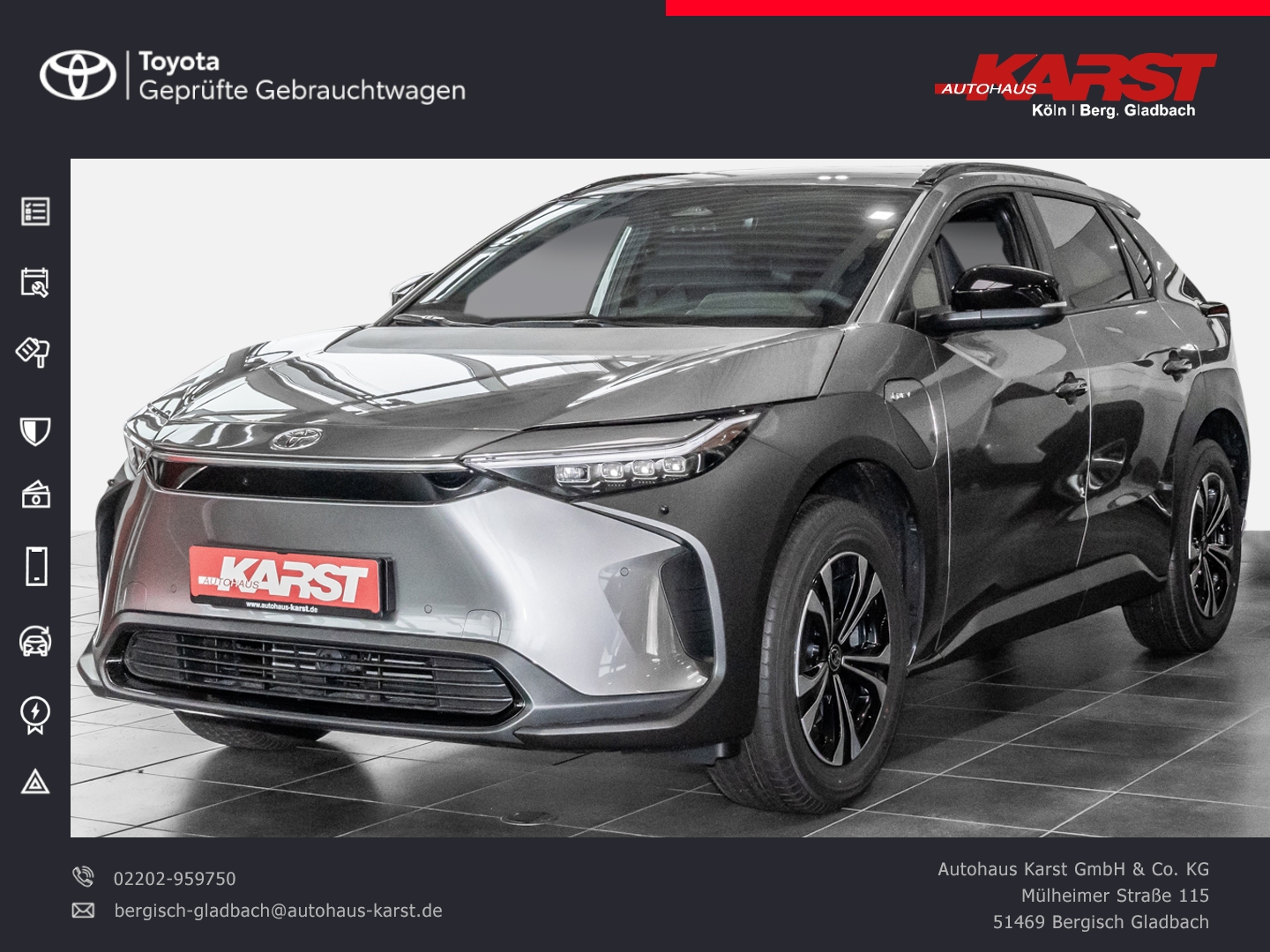 bZ4X BEV 150kWh 4x2 Team D sofort verfügbar! *0%