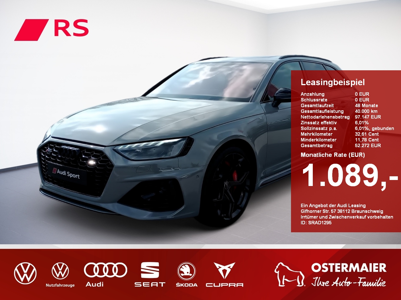 RS4 Avant Competition AHK*PANO*NAVI*B&O ACC HUD