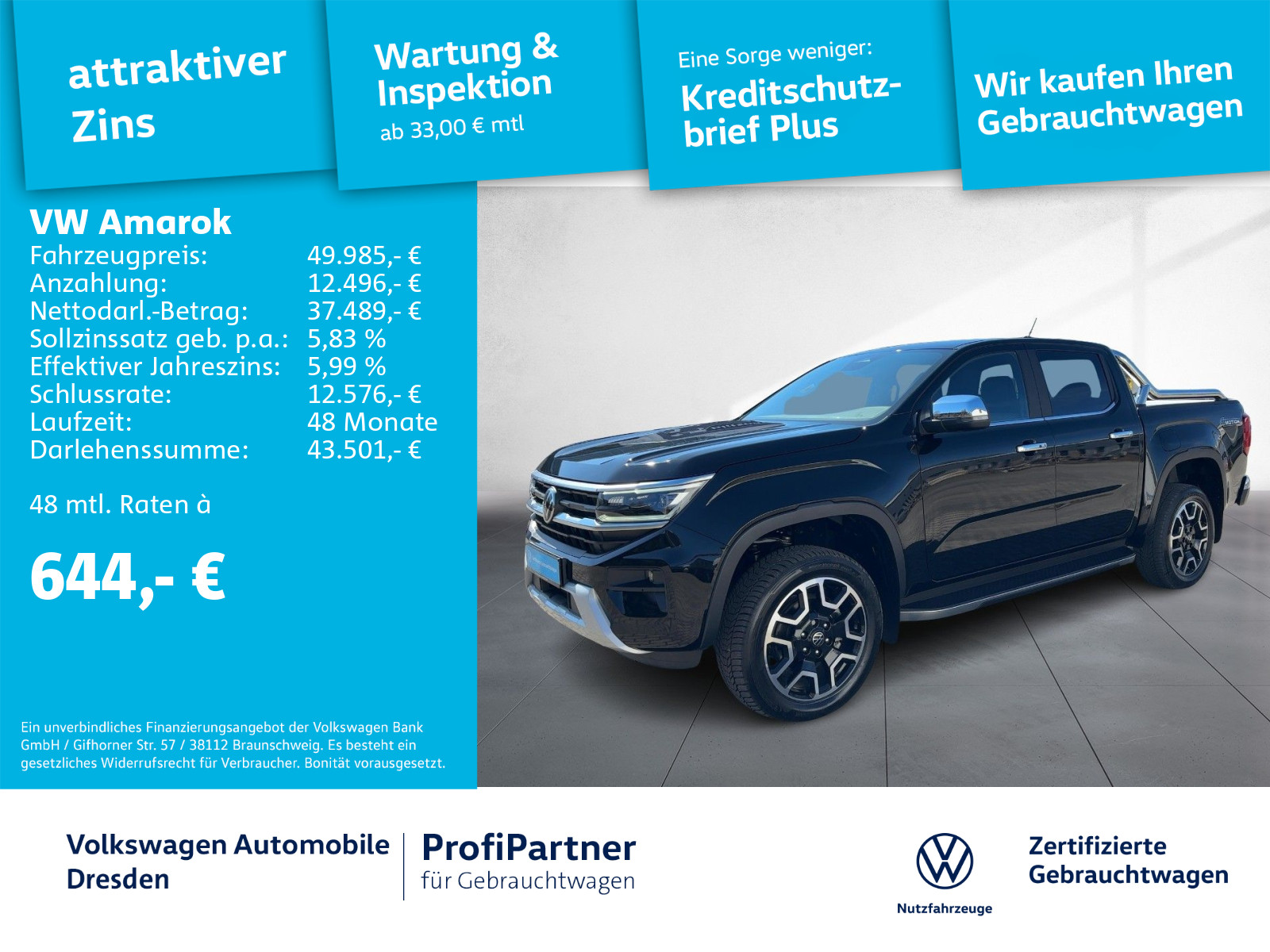 Volkswagen Amarok Style V6 TDI IQ