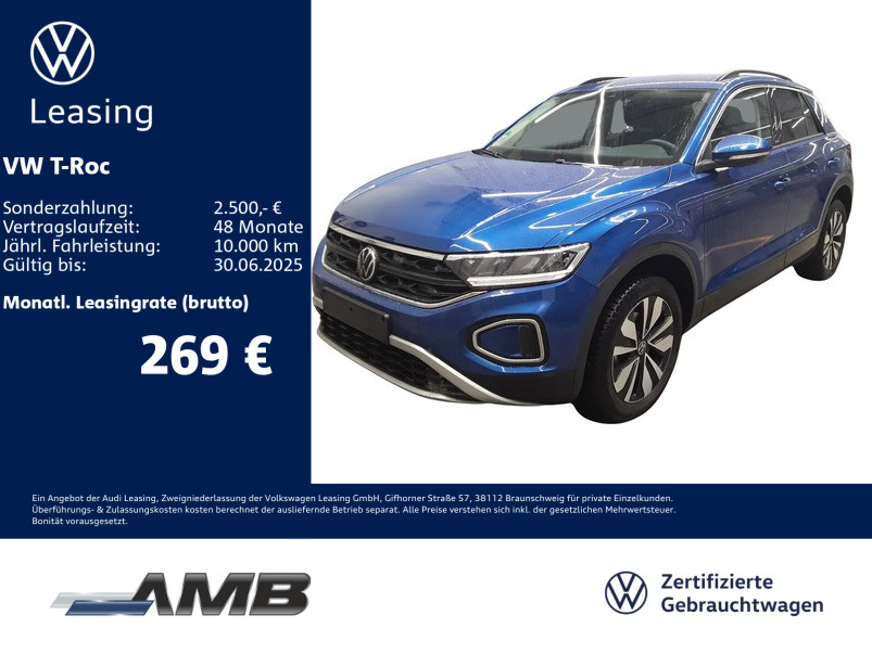 T-Roc Move 1.5 TSI DSG/AHK/Standhzg/RFK/02.29Garantie