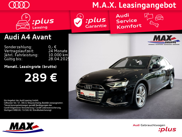 A4 Avant 40 TFSI ADVANCED QUATTRO LED+KAMERA+VC+