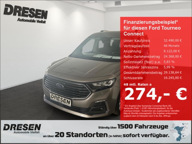Tourneo Connect Titanium 1,5 115PS Automatik/Kamera/Navi/Verkehrsschilderkennung