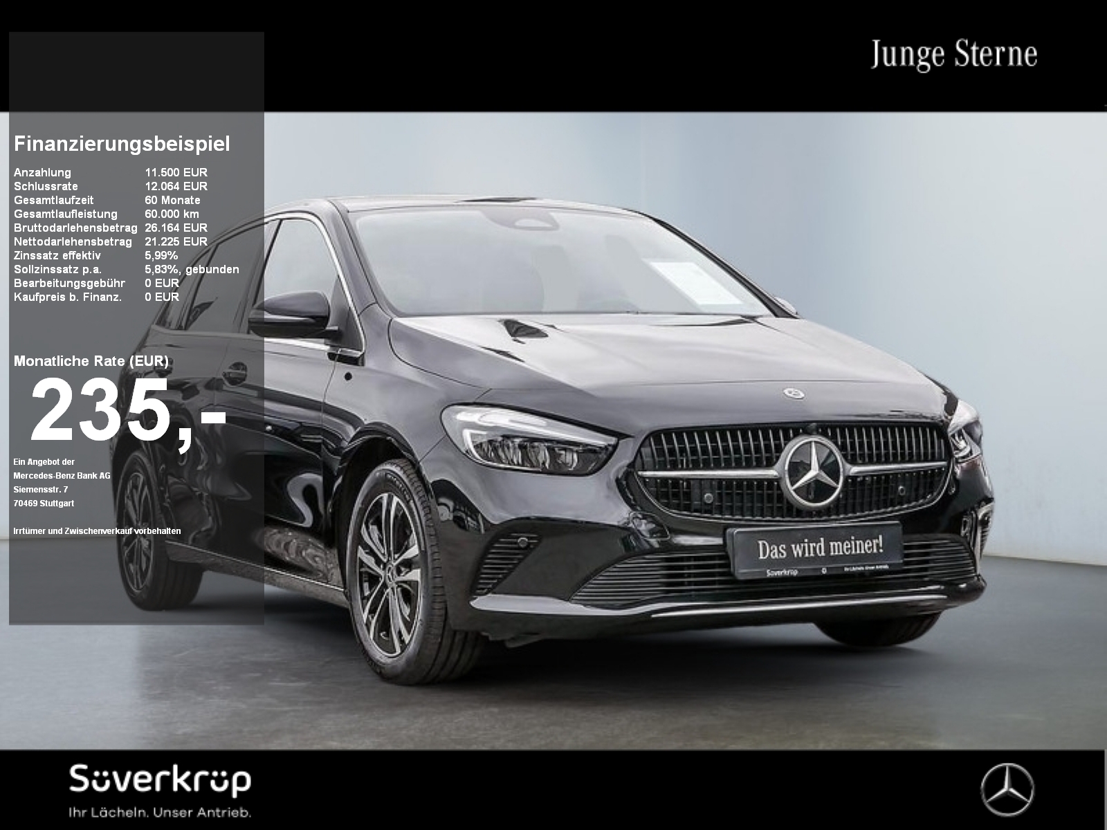 Mercedes-Benz B 250 e PROGRESSIVE SPUR
