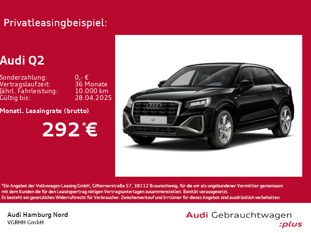 Q2 35 TDI S line S tronic AHK LED Sonos CarPlay