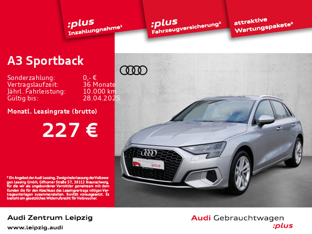 A3 Sportback 30 TDI advanced