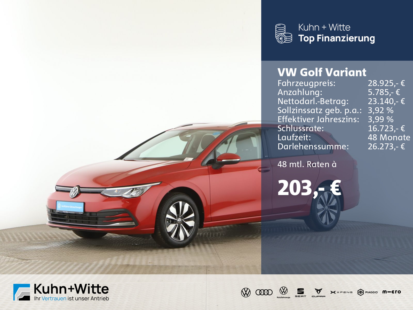 Golf VIII Variant 2.0 TDI Life *PDC*LED*Navi*AppleCar*