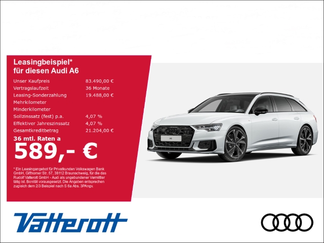 A6 Avant S line Comp. 50 TDI B&O HUD Pano AHK