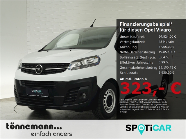Vivaro C CARGO L CDTI+NAVI+SCHIEBETÜR+PARKPILOT+BEIFAHRER-DOPPELSITZBANK+KLIMAANLAGE
