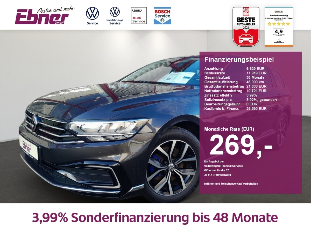 Passat Variant GTE PHEV DSG ERGO+LEDER+KEYLESS+KAMERA+LED+NAVI+APP+17 ALU!